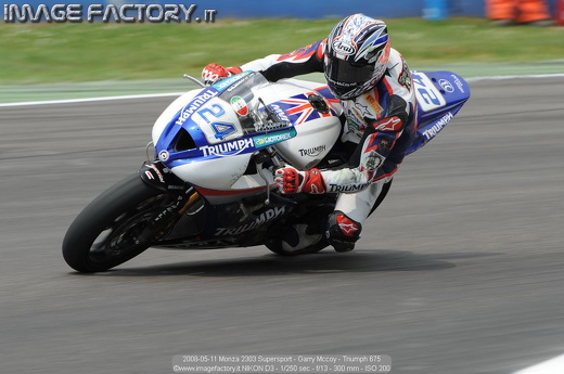 2008-05-11 Monza 2303 Supersport - Garry Mccoy - Triumph 675